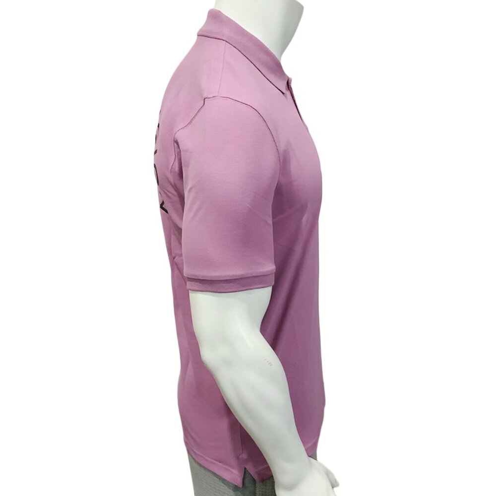 NWT TRUE RELIGION MSRP $69.99 MEN'S MAUVE ORCHID SHORT SLEEVE POLO SHIRT SIZE L - Picture 3 of 5